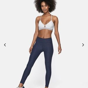 outdoor voices warm up leggings in navy